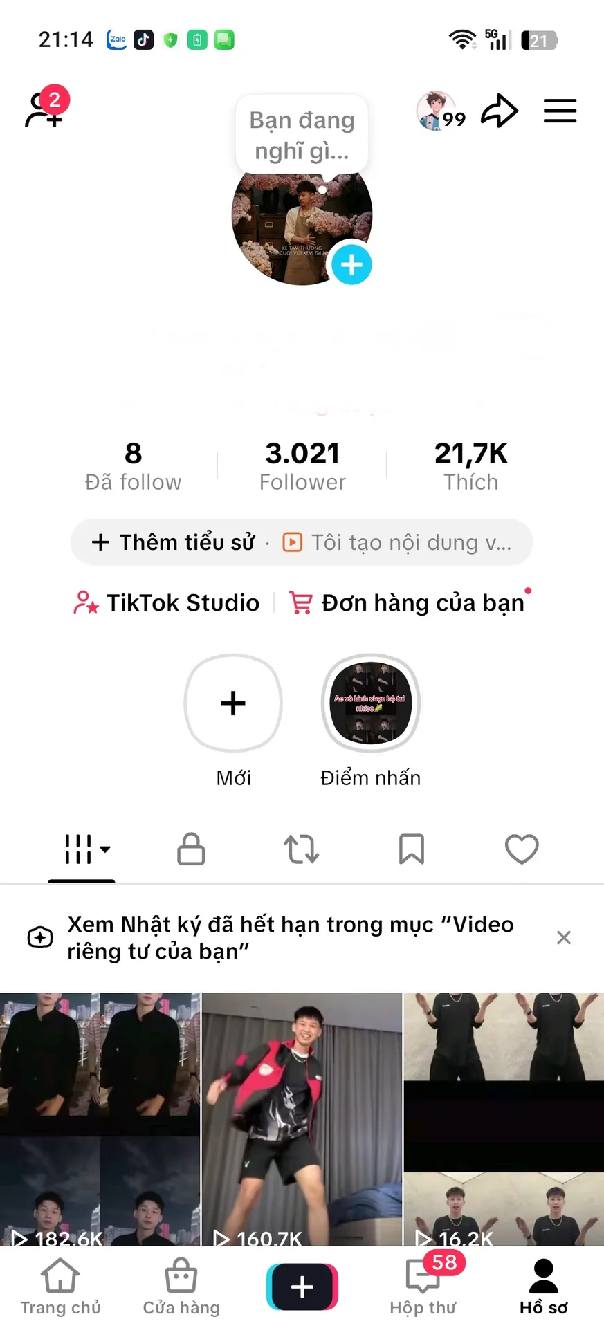 Chủ Đề Cá Nhân Nam
